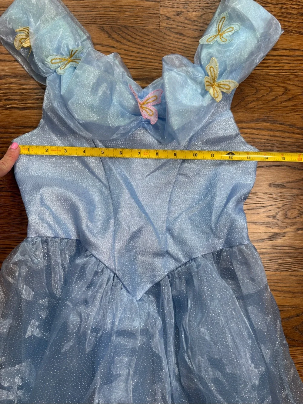 Disney Girls Cinderella Princess Tulle Costume / Dress Up / Play Dress 7-8